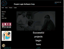 Tablet Screenshot of peoplelogicsoftware.com